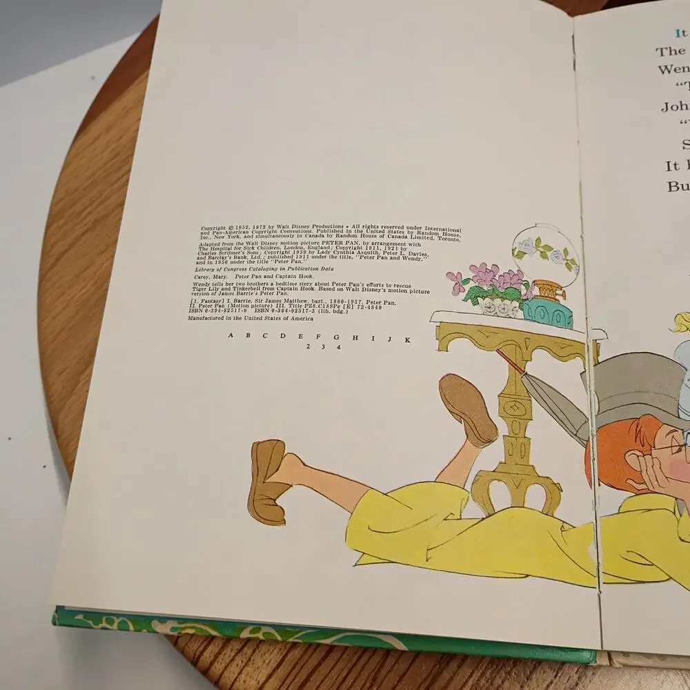 Vintage Walt Disney Peter Pan And Snow White Hard Cover Books